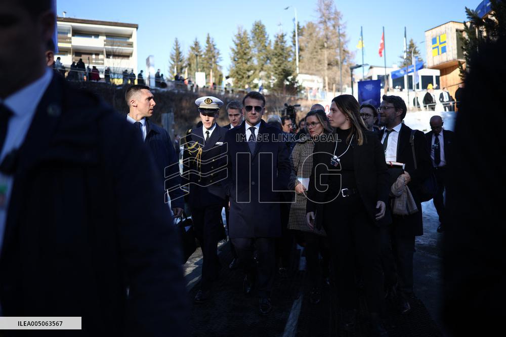 Macron at World Economic Forum Annual Meeting 2026 - Davos