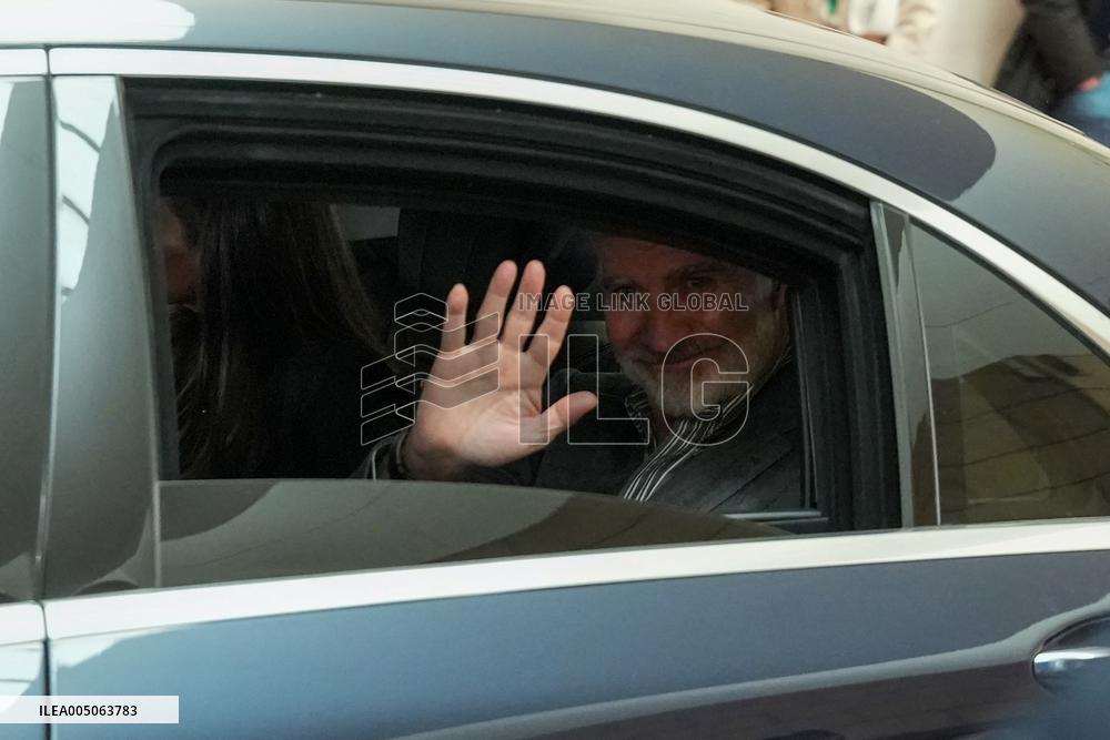 Royals Visit To Command Post After Adamuz Railway Train Accident - Spain