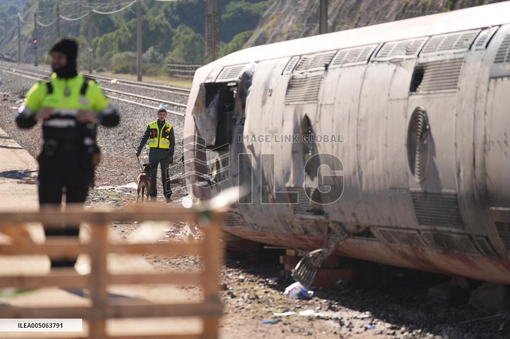 Train Derailment Aftermath - Adamuz