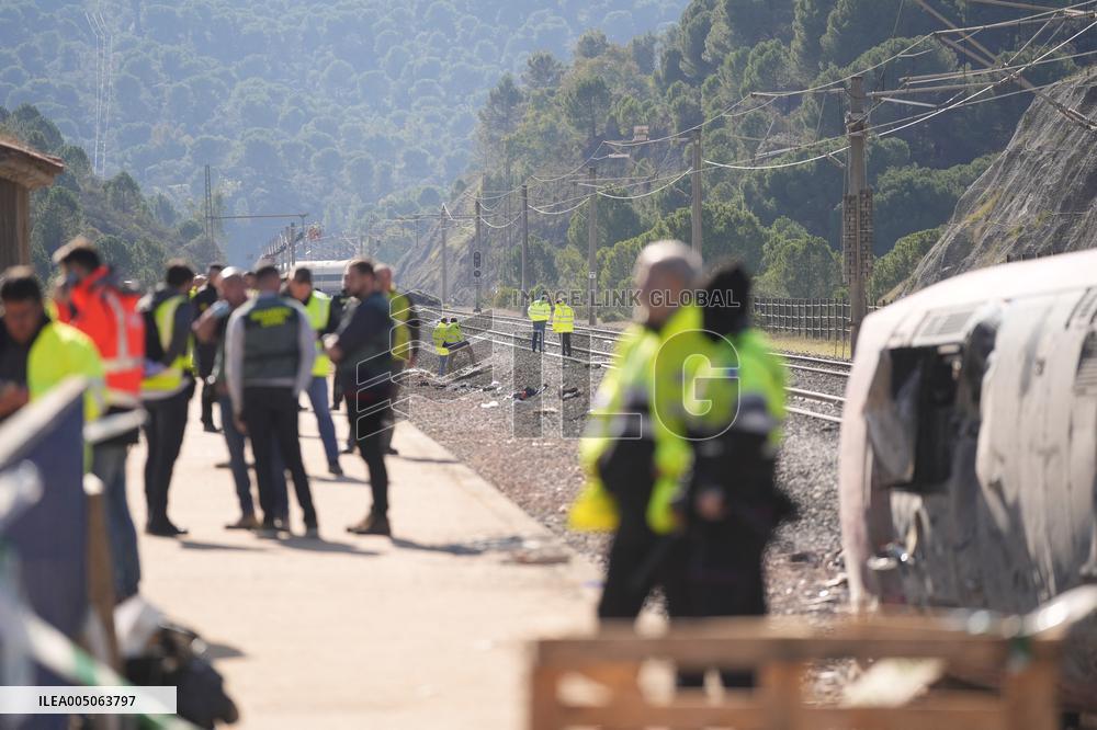 Train Derailment Aftermath - Adamuz