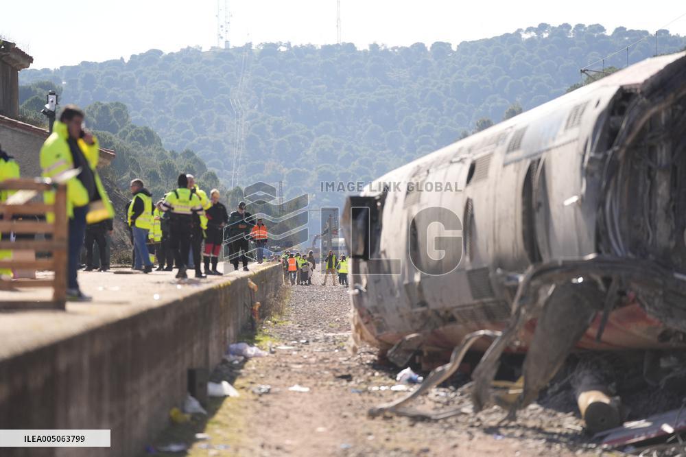 Train Derailment Aftermath - Adamuz