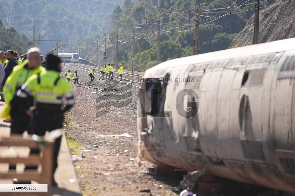 Train Derailment Aftermath - Adamuz