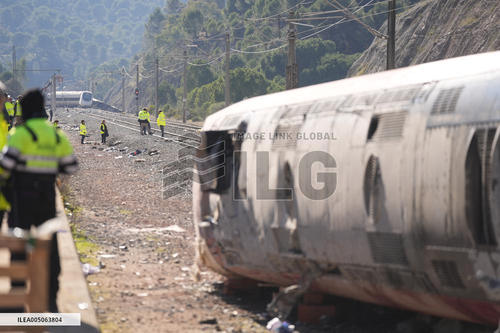 Train Derailment Aftermath - Adamuz