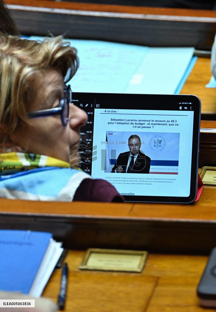 Session of Questions to The Government - Paris