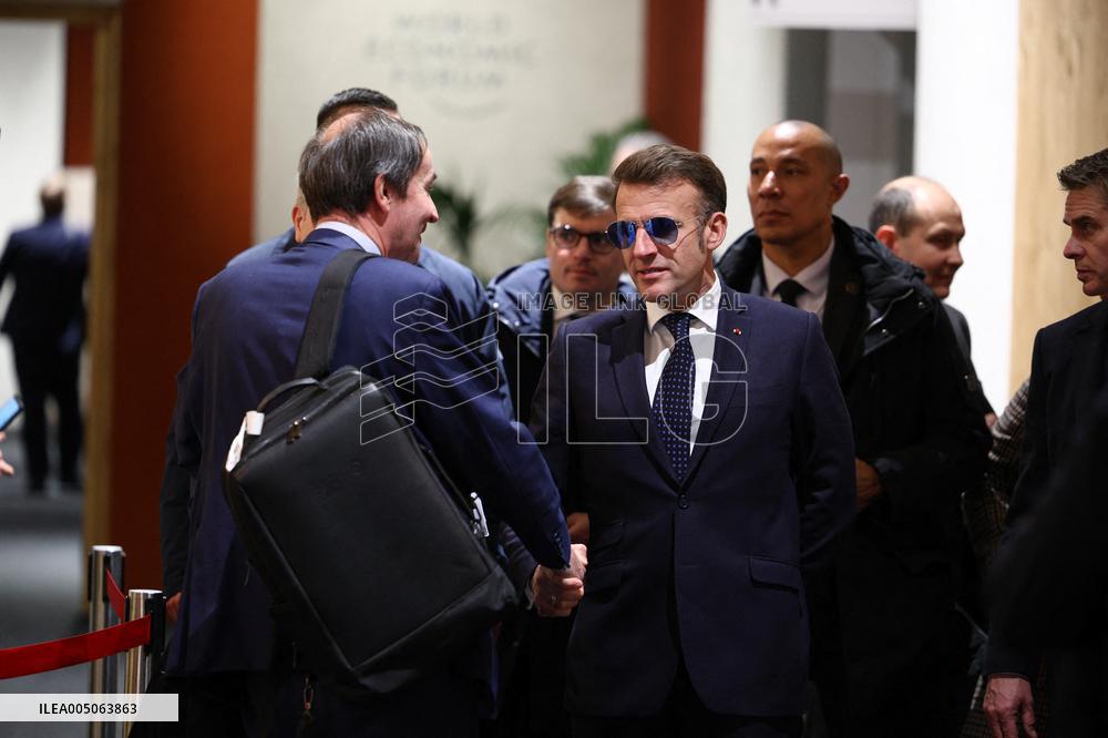 Macron at World Economic Forum Annual Meeting 2026 - Davos