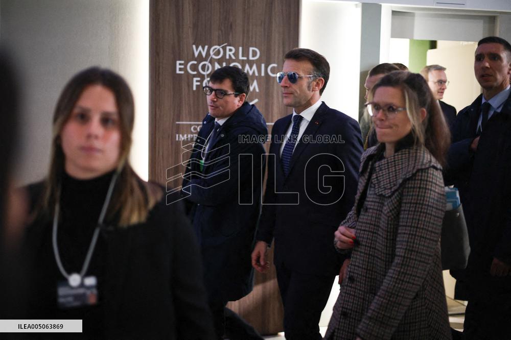 Macron at World Economic Forum Annual Meeting 2026 - Davos