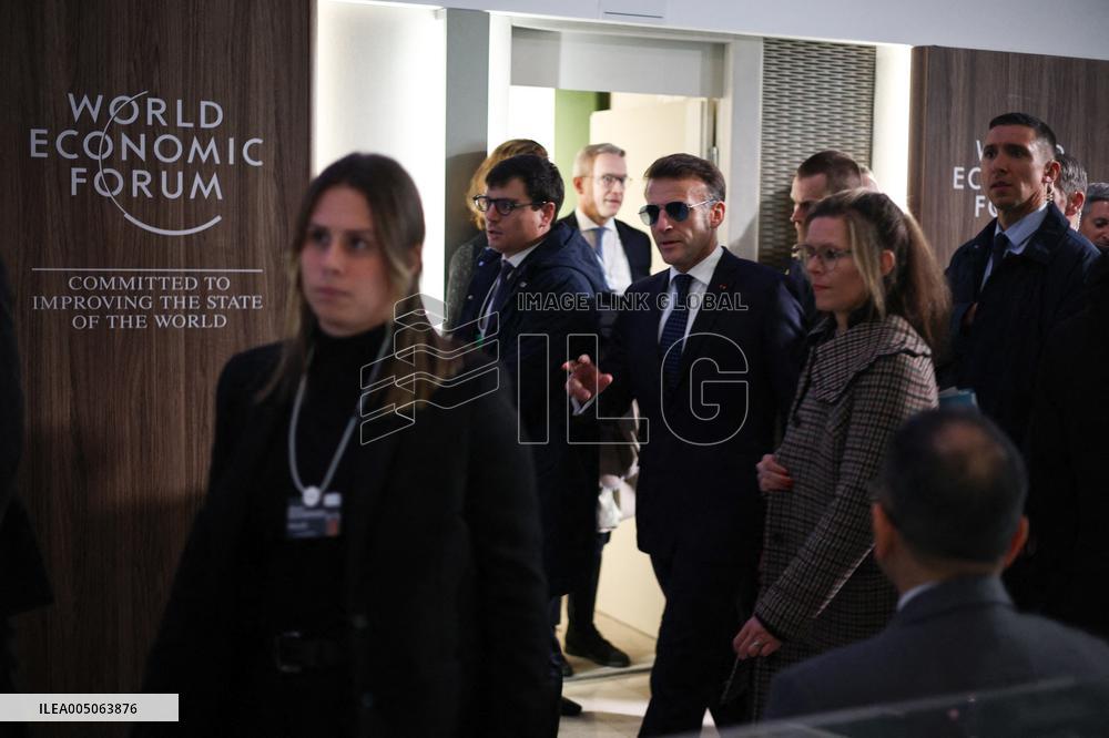 Macron at World Economic Forum Annual Meeting 2026 - Davos