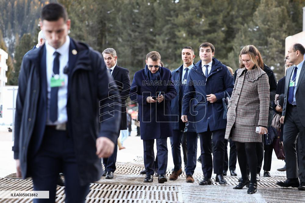 Macron at World Economic Forum Annual Meeting 2026 - Davos