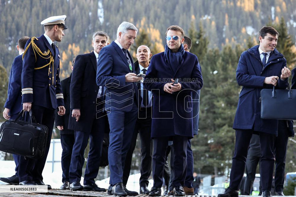 Macron at World Economic Forum Annual Meeting 2026 - Davos