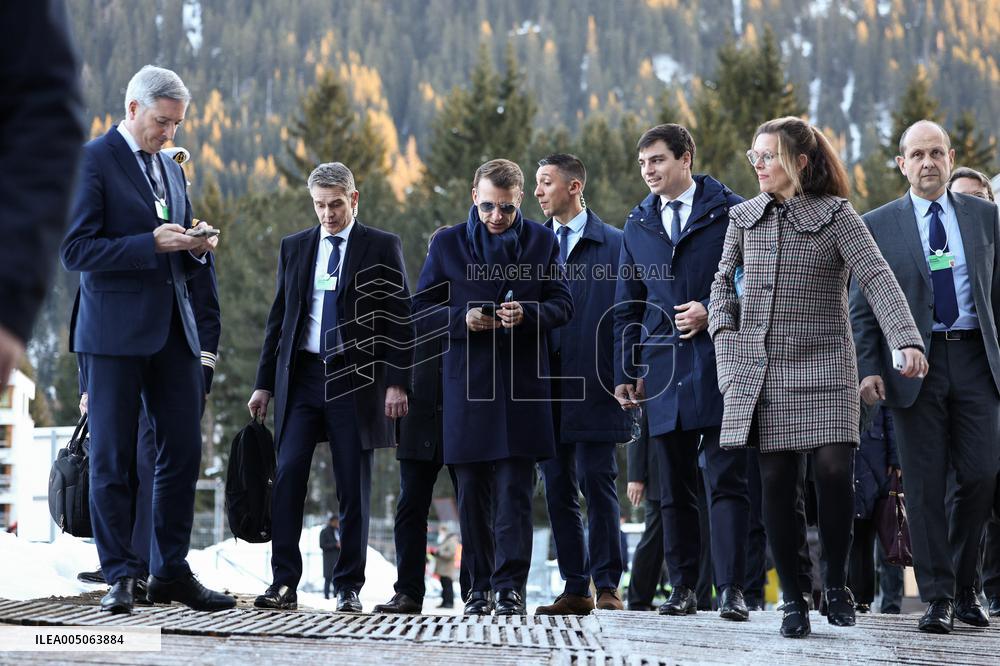 Macron at World Economic Forum Annual Meeting 2026 - Davos