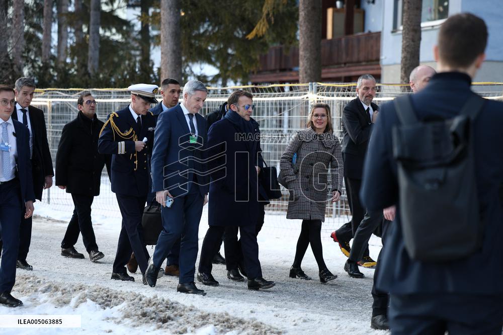 Macron at World Economic Forum Annual Meeting 2026 - Davos