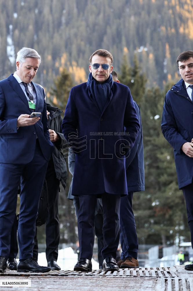 Macron at World Economic Forum Annual Meeting 2026 - Davos