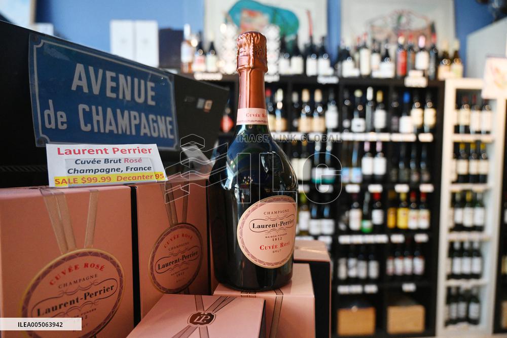 President Trump threatened to impose 200 percent tariffs on French wine