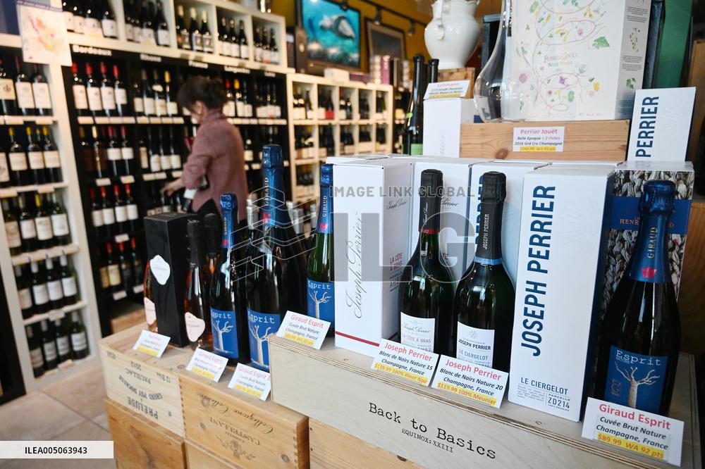 President Trump threatened to impose 200 percent tariffs on French wine