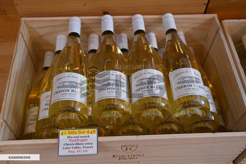 President Trump threatened to impose 200 percent tariffs on French wine