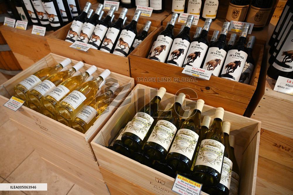 President Trump threatened to impose 200 percent tariffs on French wine