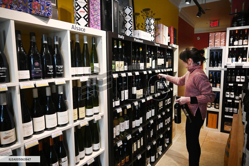 President Trump threatened to impose 200 percent tariffs on French wine