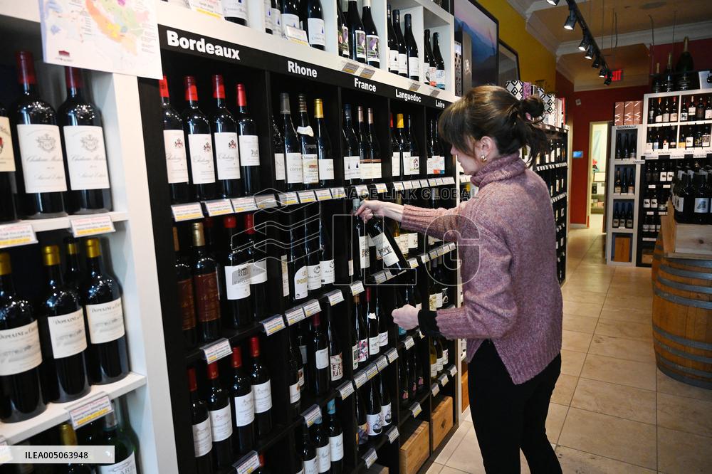 President Trump threatened to impose 200 percent tariffs on French wine