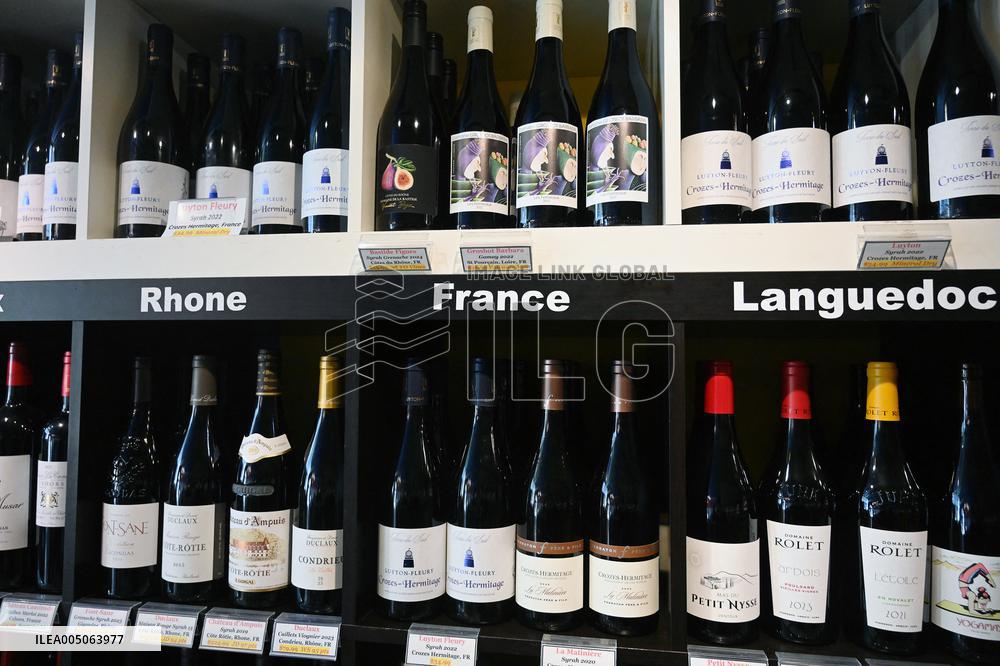 President Trump threatened to impose 200 percent tariffs on French wine