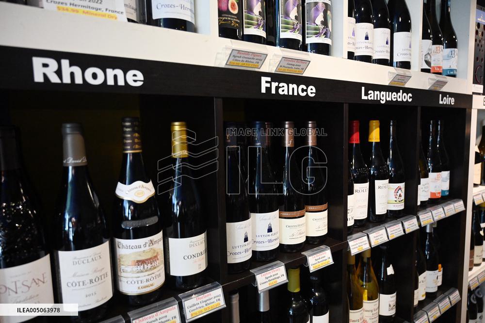 President Trump threatened to impose 200 percent tariffs on French wine