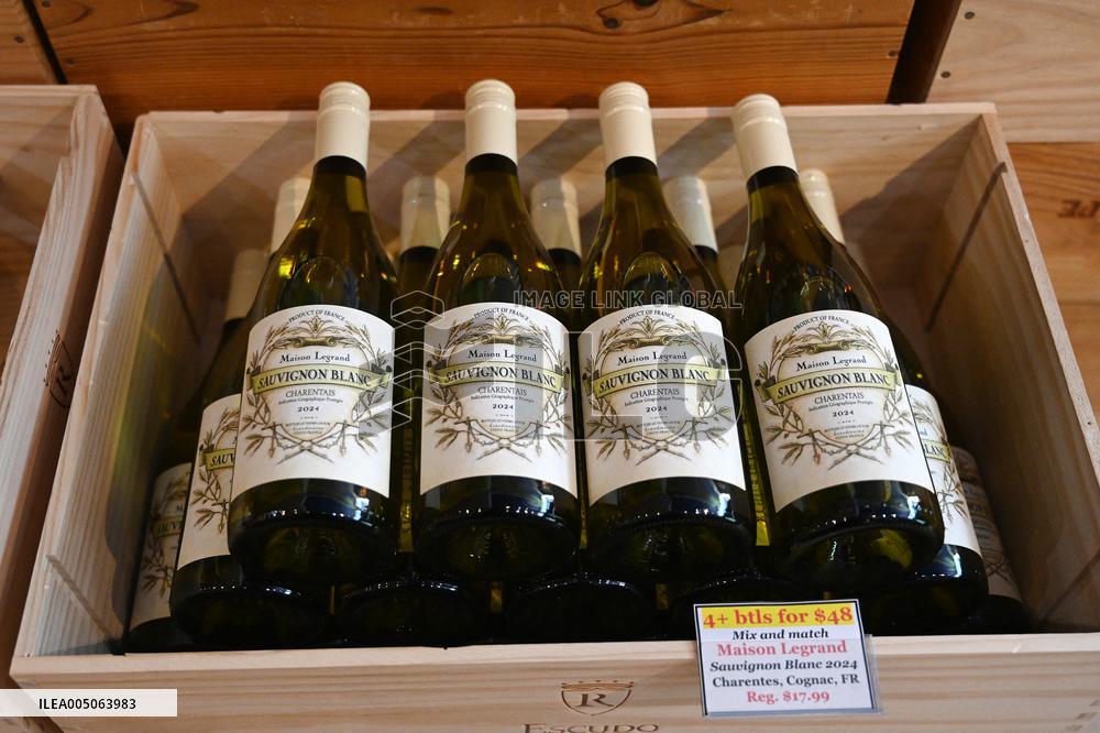 President Trump threatened to impose 200 percent tariffs on French wine