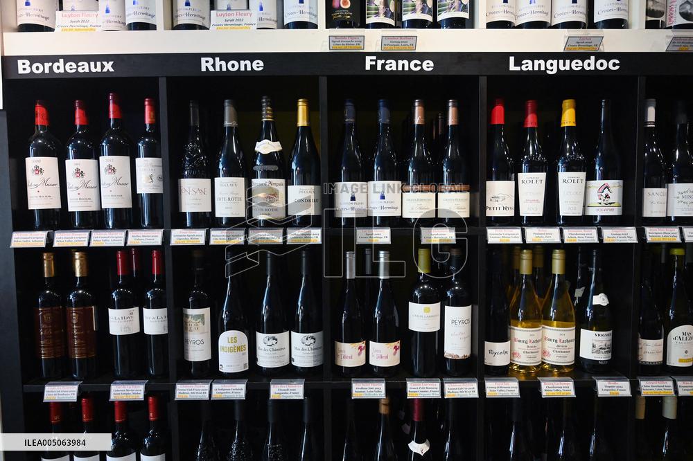 President Trump threatened to impose 200 percent tariffs on French wine