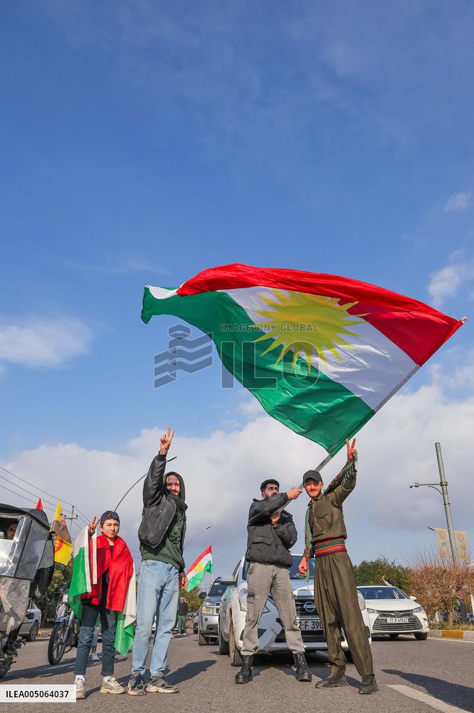 Demonstration in Support of Kurds in Syria - Iraq
