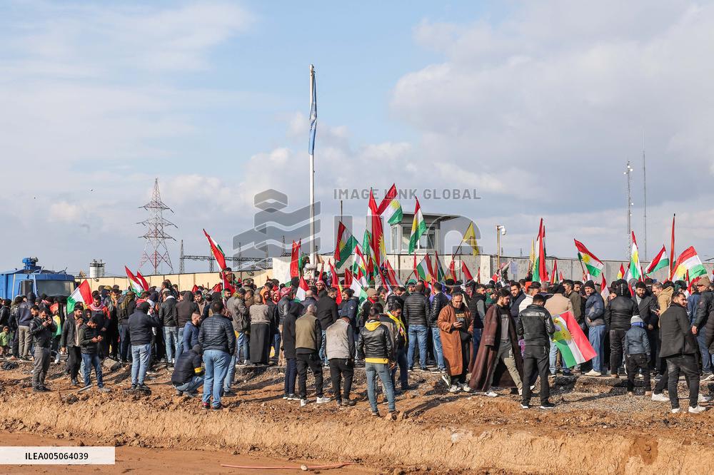 Demonstration in Support of Kurds in Syria - Iraq