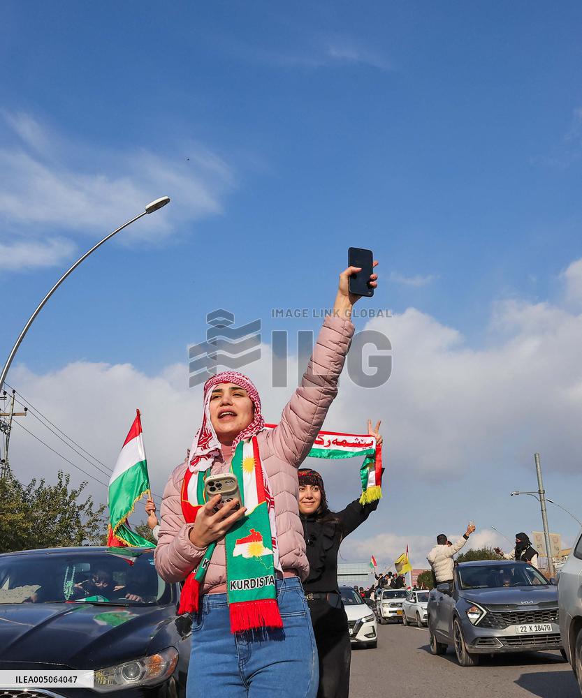 Demonstration in Support of Kurds in Syria - Iraq