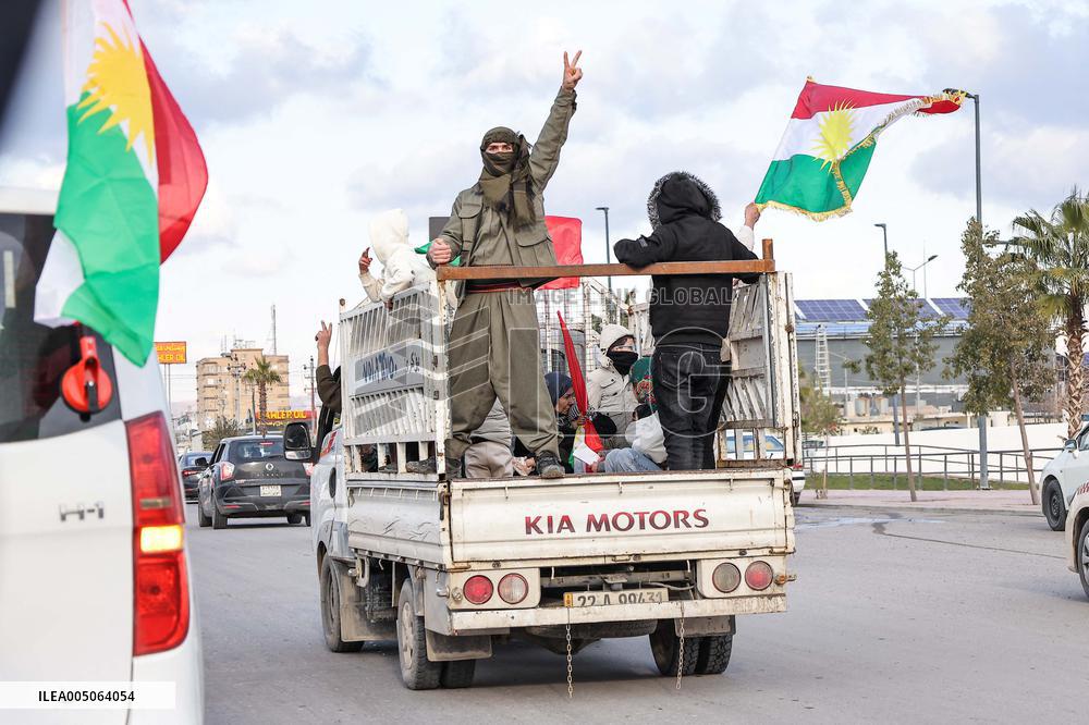 Demonstration in Support of Kurds in Syria - Iraq