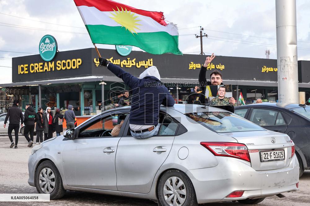 Demonstration in Support of Kurds in Syria - Iraq