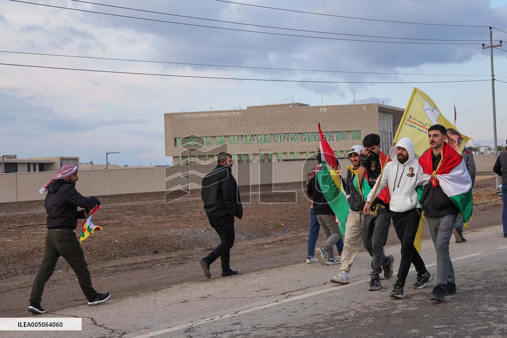 Demonstration in Support of Kurds in Syria - Iraq