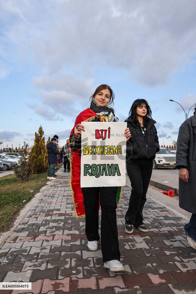 Demonstration in Support of Kurds in Syria - Iraq