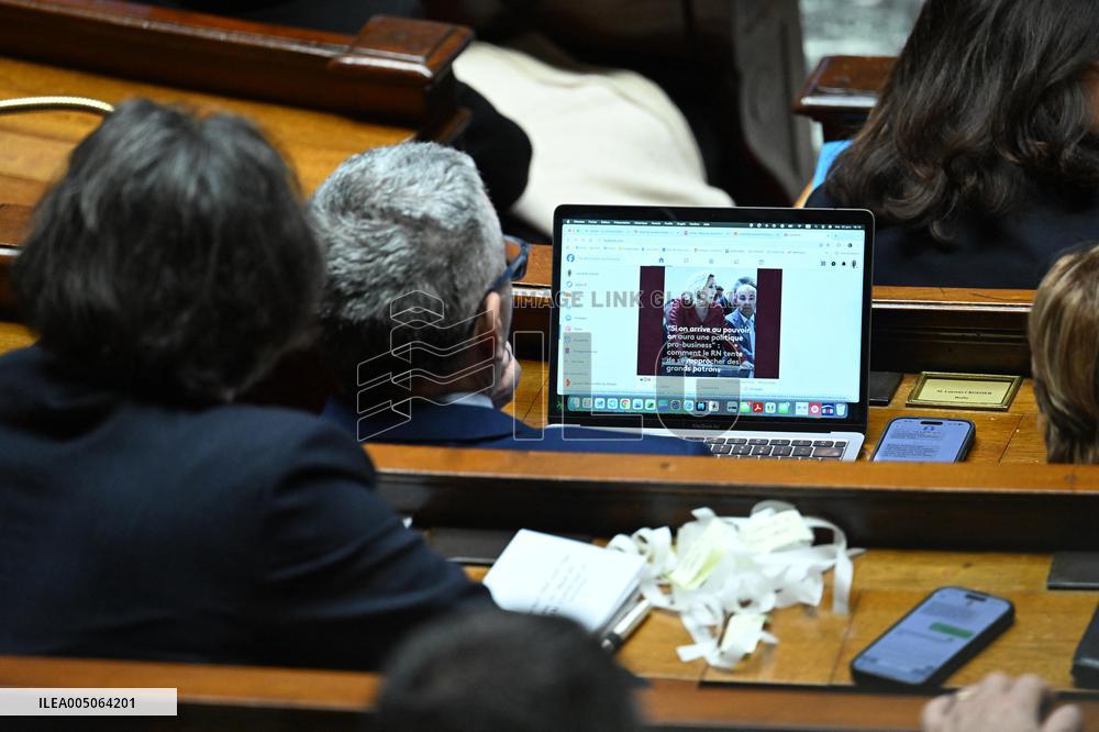 Session of Questions to The Government - Paris