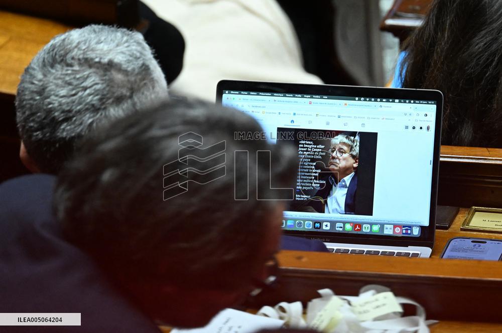 Session of Questions to The Government - Paris