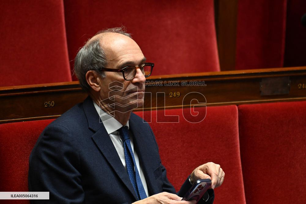 Session of Questions to The Government - Paris