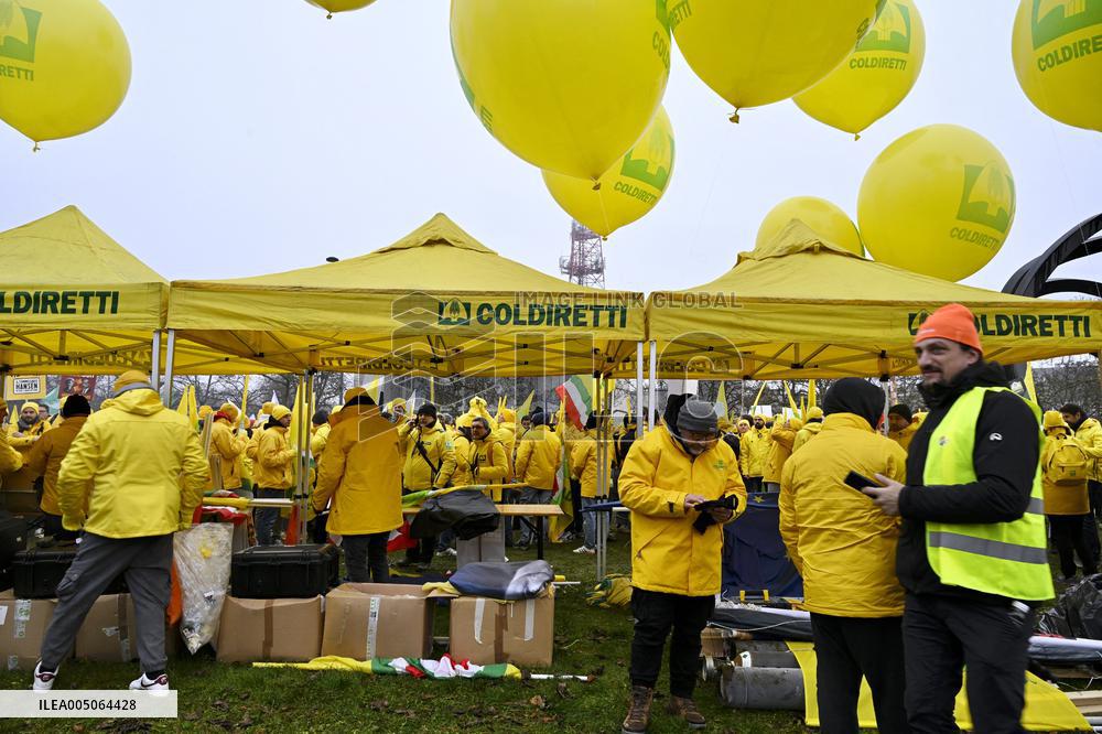 Farmers Demonstrate Against the EU-Mercosur Agreement - Strasbourg
