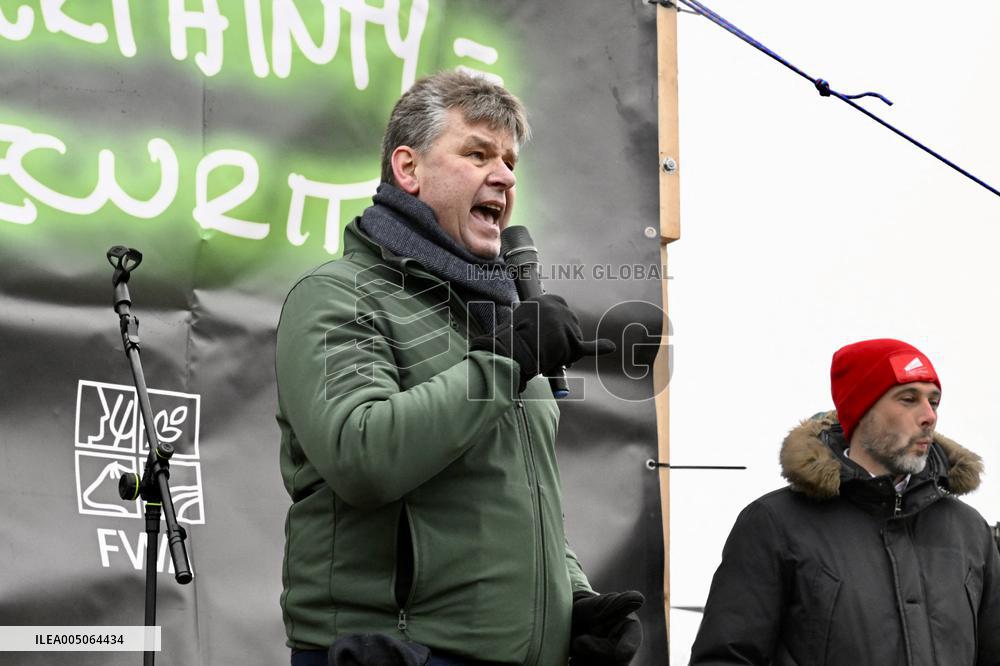 Farmers Demonstrate Against the EU-Mercosur Agreement - Strasbourg