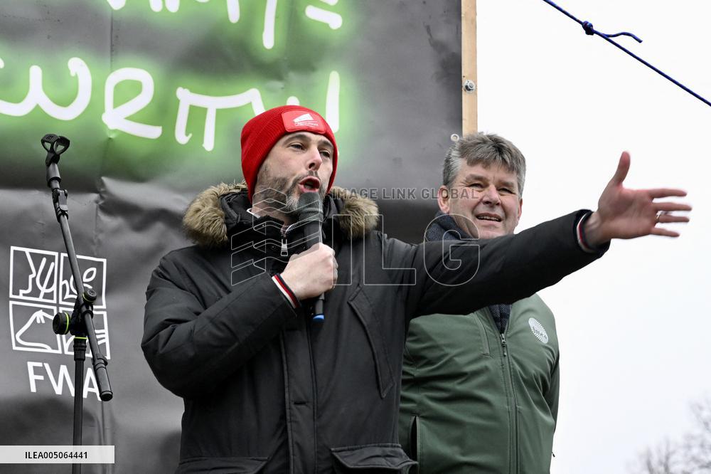 Farmers Demonstrate Against the EU-Mercosur Agreement - Strasbourg