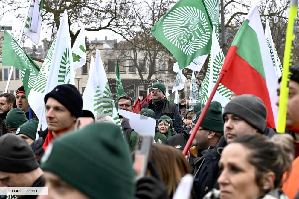 Farmers Demonstrate Against the EU-Mercosur Agreement - Strasbourg