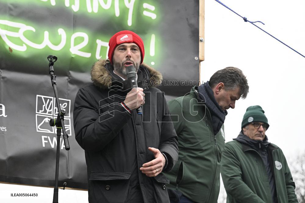 Farmers Demonstrate Against the EU-Mercosur Agreement - Strasbourg