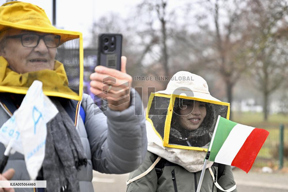 Farmers Demonstrate Against the EU-Mercosur Agreement - Strasbourg