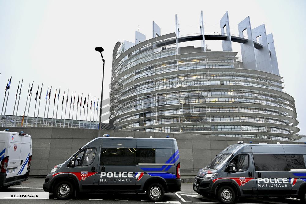 Farmers Demonstrate Against the EU-Mercosur Agreement - Strasbourg