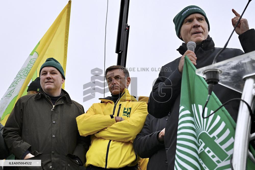 Farmers Demonstrate Against the EU-Mercosur Agreement - Strasbourg