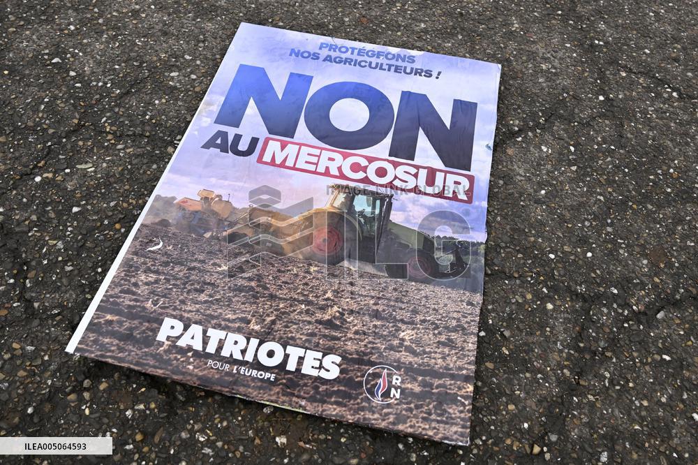 Farmers Demonstrate Against the EU-Mercosur Agreement - Strasbourg