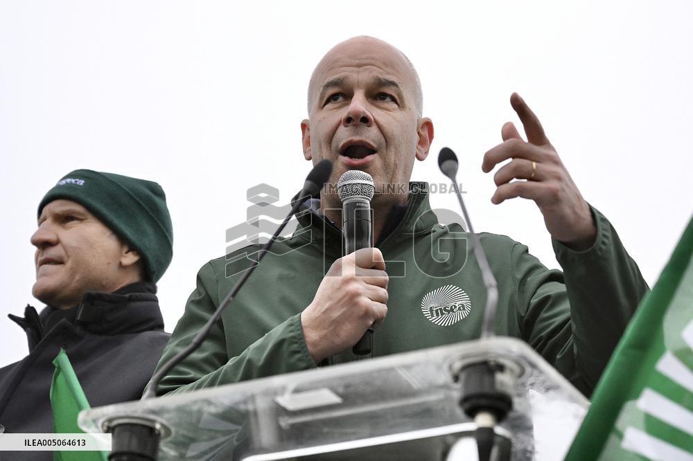 Farmers Demonstrate Against the EU-Mercosur Agreement - Strasbourg