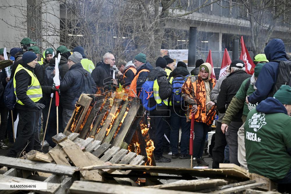 Farmers Demonstrate Against the EU-Mercosur Agreement - Strasbourg