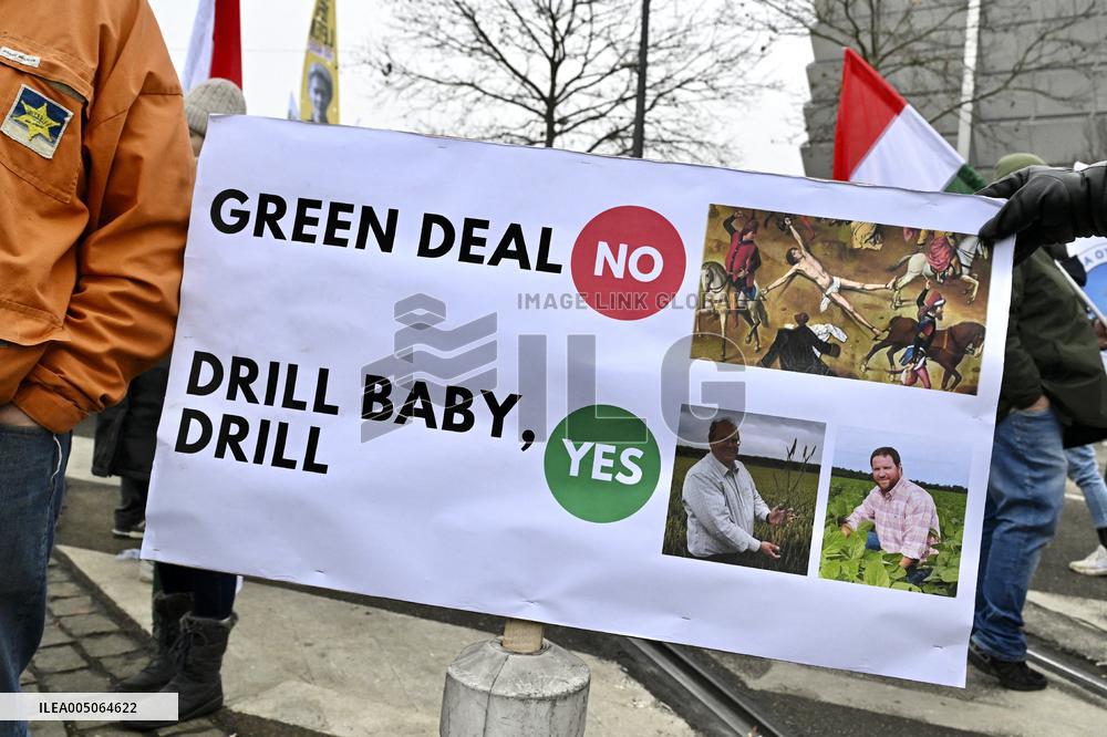 Farmers Demonstrate Against the EU-Mercosur Agreement - Strasbourg