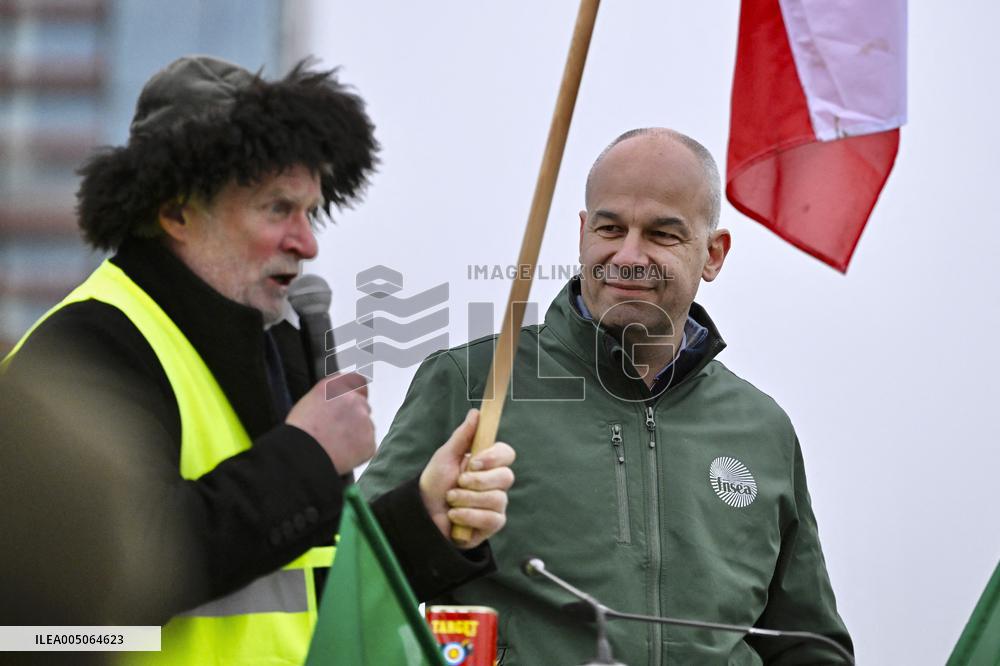 Farmers Demonstrate Against the EU-Mercosur Agreement - Strasbourg