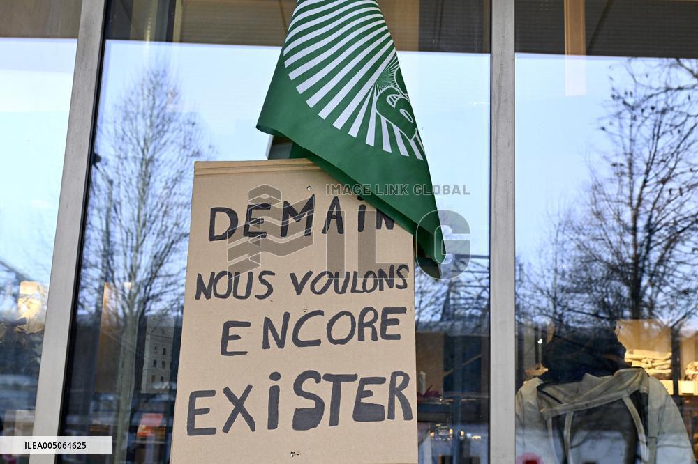 Farmers Demonstrate Against the EU-Mercosur Agreement - Strasbourg